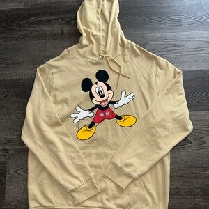 Disney Beige Mickey Mouse Hoodie